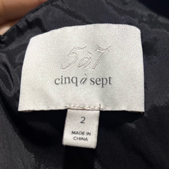 5à7 CINQ A SEPT Women’s Cut Out Black Mini Dress - Picture 12 of 15